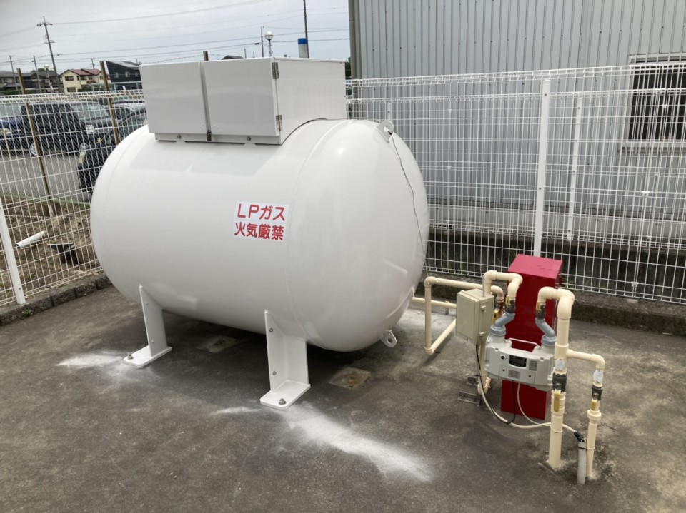 ＪＡ支店 LPガス設備 バルク貯槽入替工事